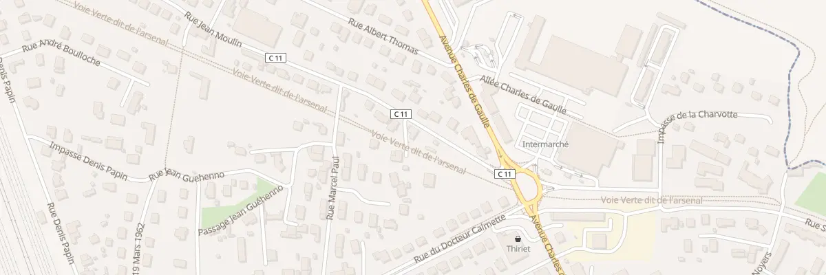 Plan du 117 Rue Jean Moulin à Riorges