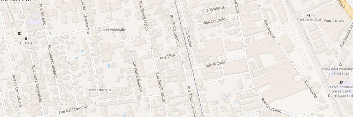 Plan du 20 Rue Emile Gauthier à Sainte-Savine