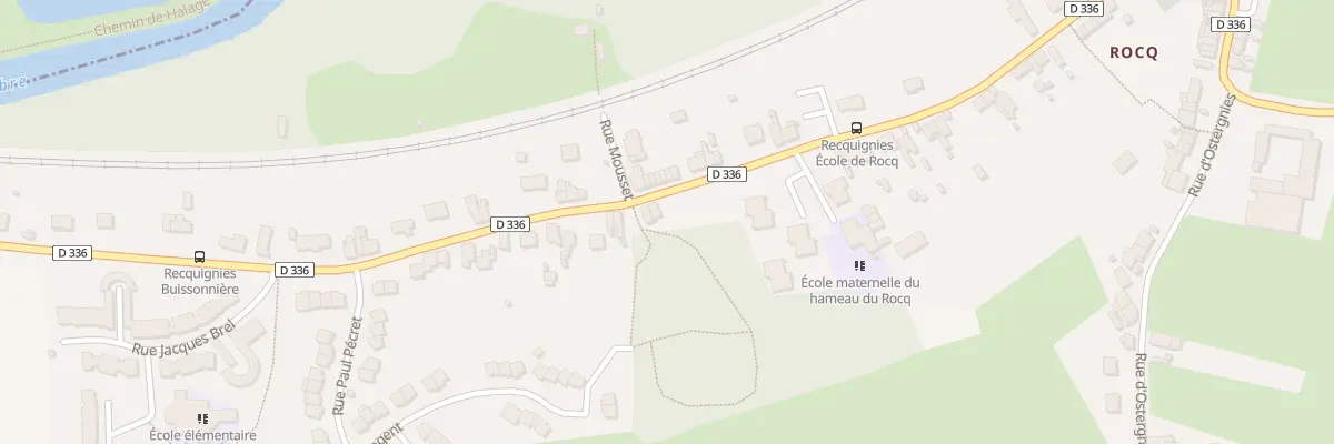 Plan du 32 Rue à Beugnies Ham de Rocq à Recquignies