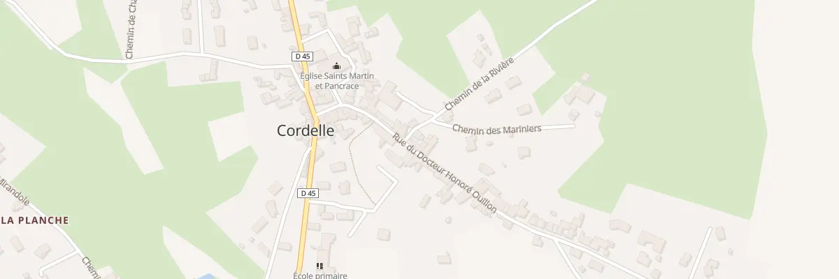 Plan du 6 Che de la Rivière à Cordelle