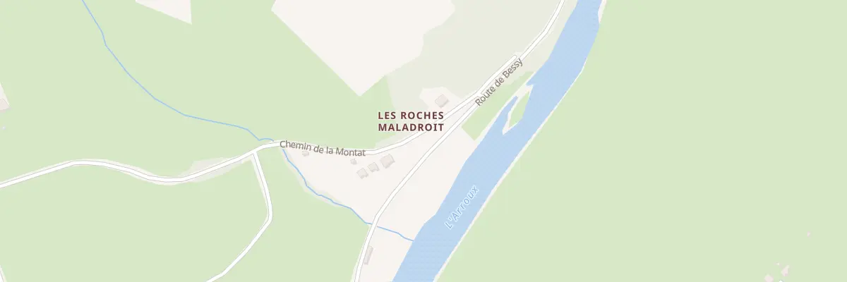 Plan du 885 Rte de Bessy à Vendenesse-sur-Arroux
