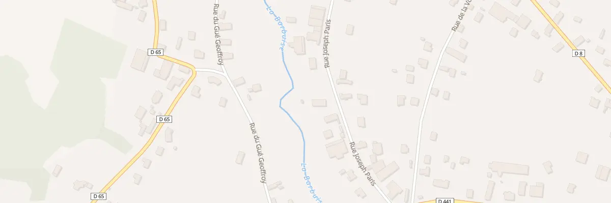Plan du 18 Rue Joseph Paris à Pouan-les-Vallées