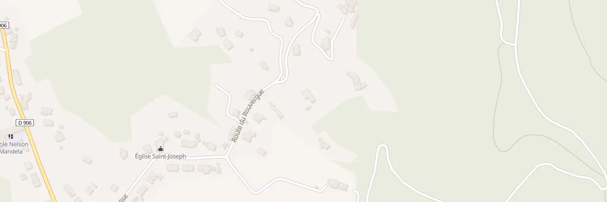 Plan du 152 Rte de Rouvergue à Laval-Pradel