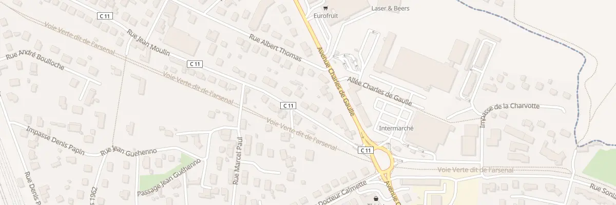 Plan du 124 Rue Jean Moulin à Riorges
