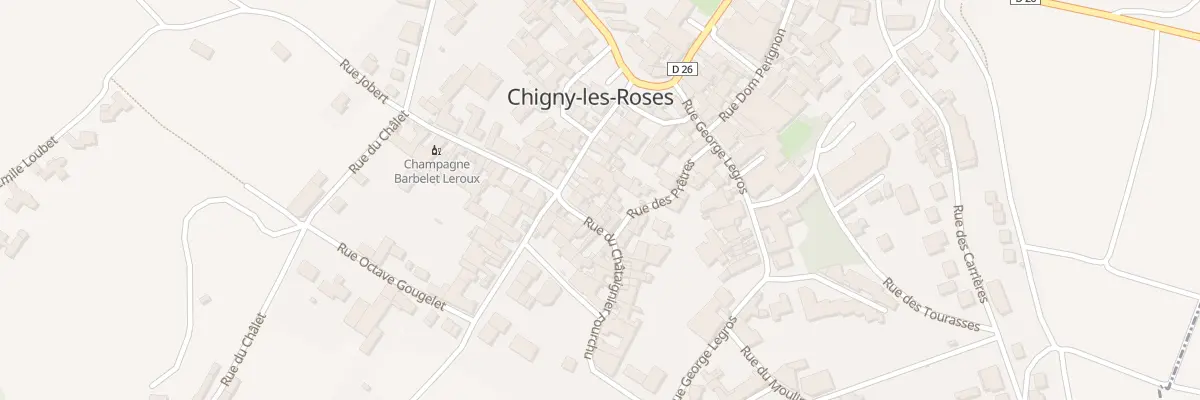 Plan du 15 Rue Sainte Agathe à Chigny-les-Roses
