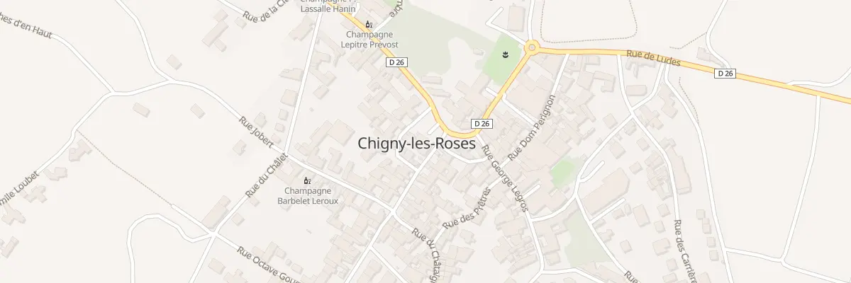 Plan du 2 Rue Sainte Agathe à Chigny-les-Roses
