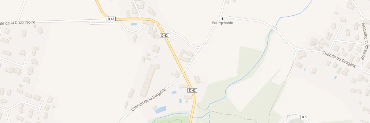 Plan du 496 Rte de Ste Agathe à Montverdun
