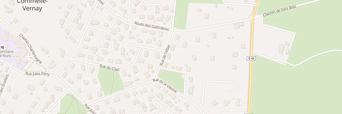 Plan du 5 Rue de l’Allier à Commelle-Vernay