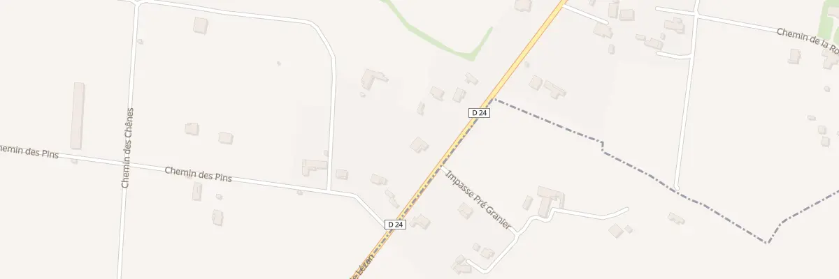Plan du 2778 Rte de Lézan à Bagard