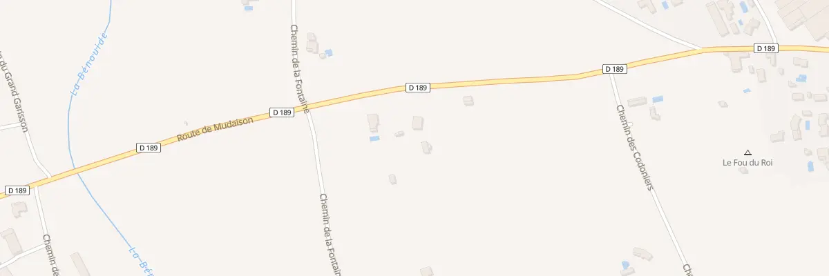 Plan du 371 Rte de Mudaison à Lansargues