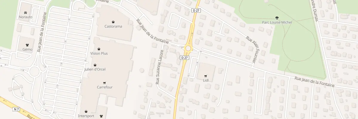 Plan du 8 Rue Suzanne Lacore à Mably