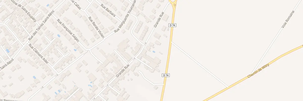 Plan du 40 Gr Grande Rue à Bétheny