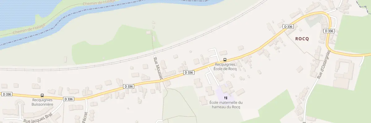 Plan du 59 Rue à Beugnies Ham de Rocq à Recquignies
