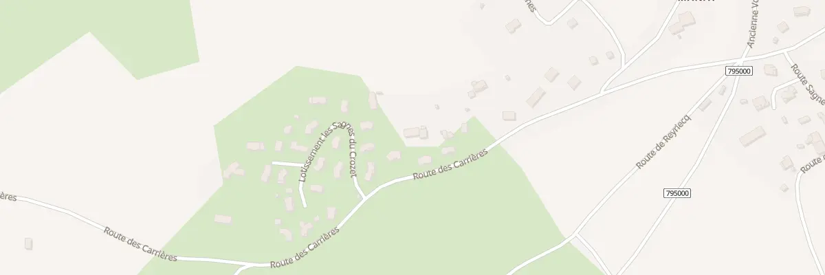 Plan du 700 Rte des Carrières à Luriecq