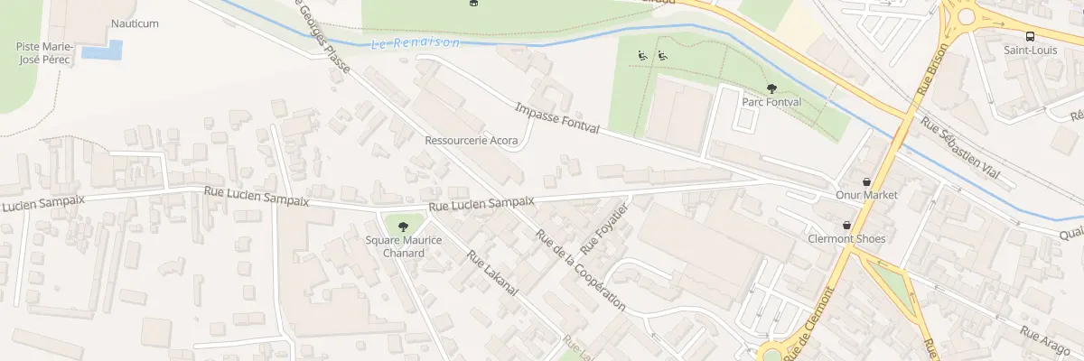 Plan du 56 Rue Lucien Sampaix à Roanne