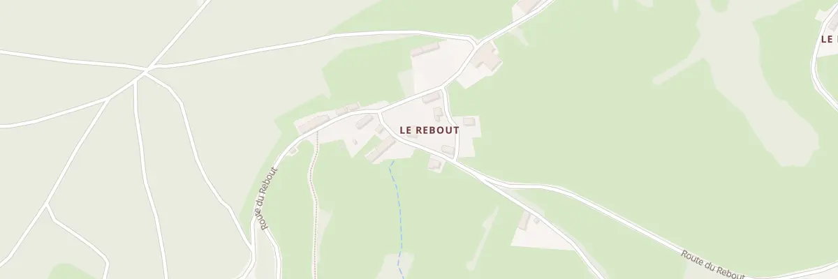 Plan du 2 Rte du Rebout à Saint-Léger-sous-Beuvray