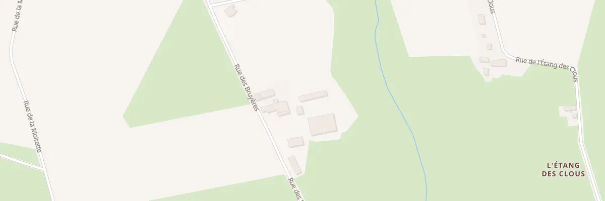 Plan du 721 Rue des Bruyeres à Vitry-en-Charollais