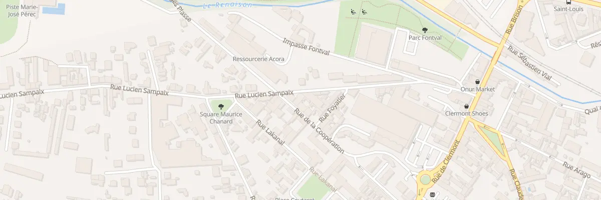 Plan du 47 Rue Lucien Sampaix à Roanne