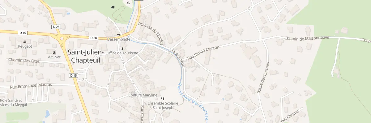 Plan du 27 Le Ruisseau à Saint-Julien-Chapteuil