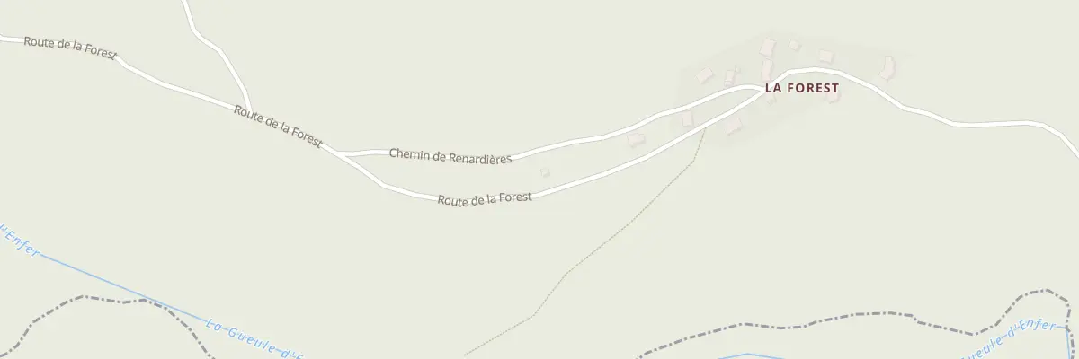 Plan du 211 Che de Renardières à Chenereilles