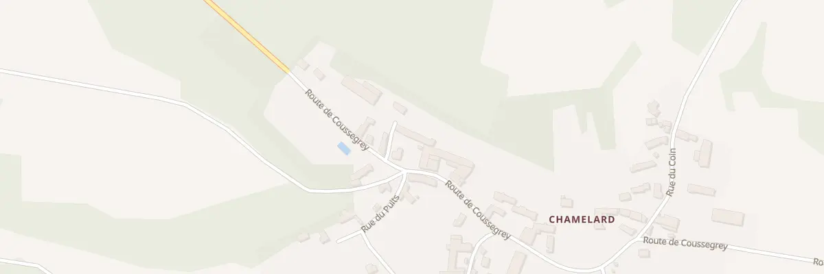 Plan du 2 Rue du Vau Traversin à Mélisey