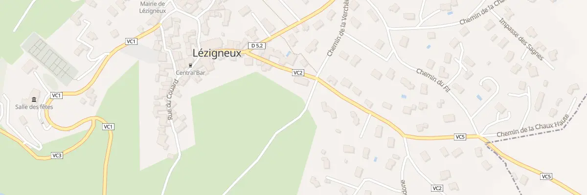 Plan du 8 Rte de Saint-Thomas à Lézigneux