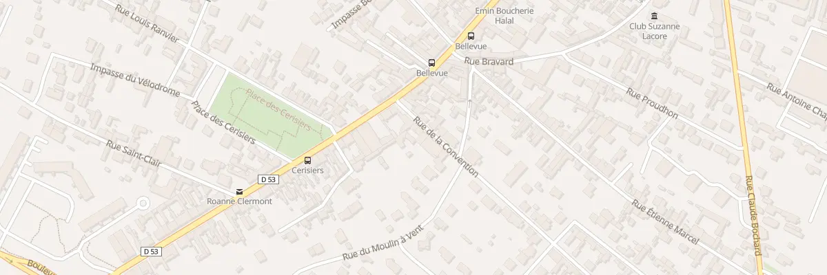 Plan du 69 Rue de la Convention à Roanne