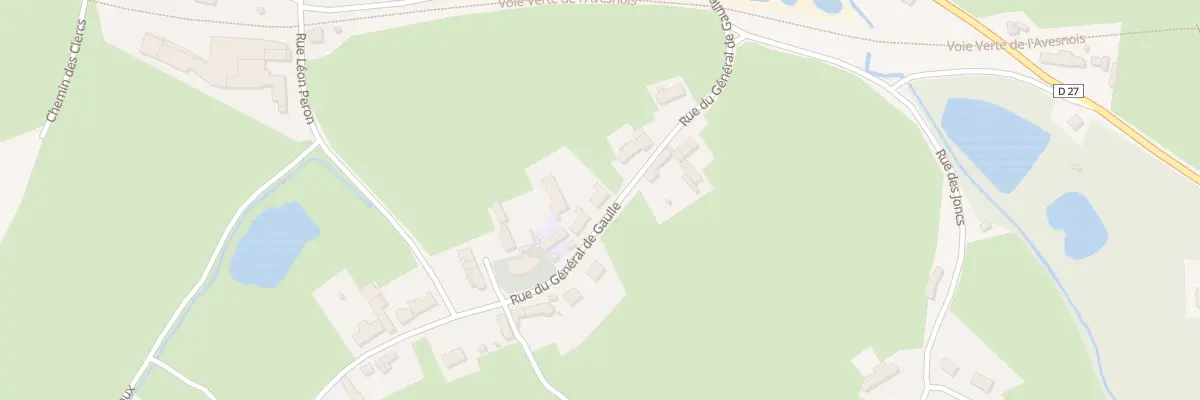 Plan du 8 Rue du Gen de Gaulle à Lez-Fontaine