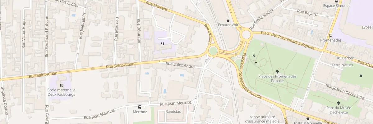 Plan du 4 Pl du Phenix à Roanne