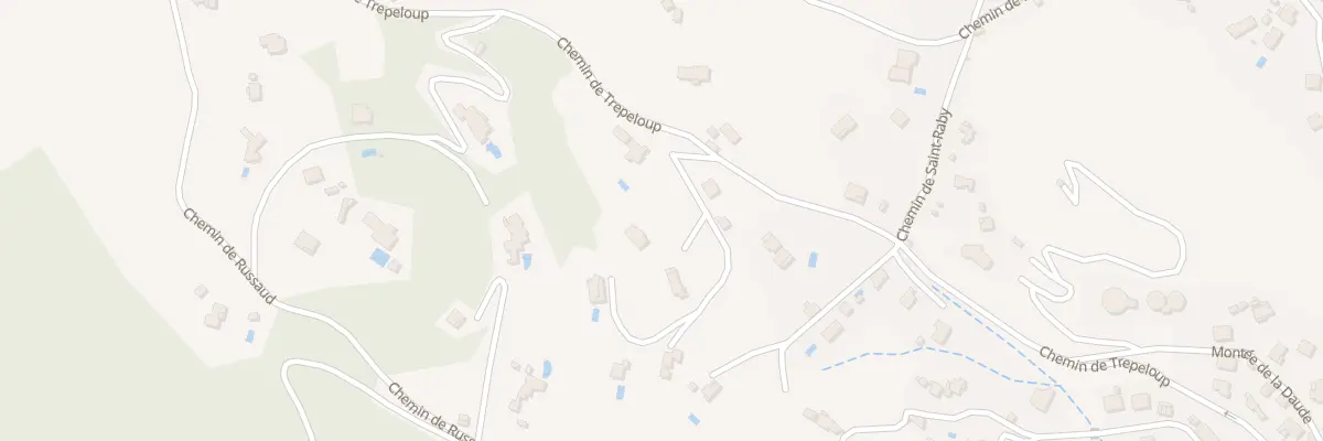 Plan du 649F Che de Trepeloup à Alès