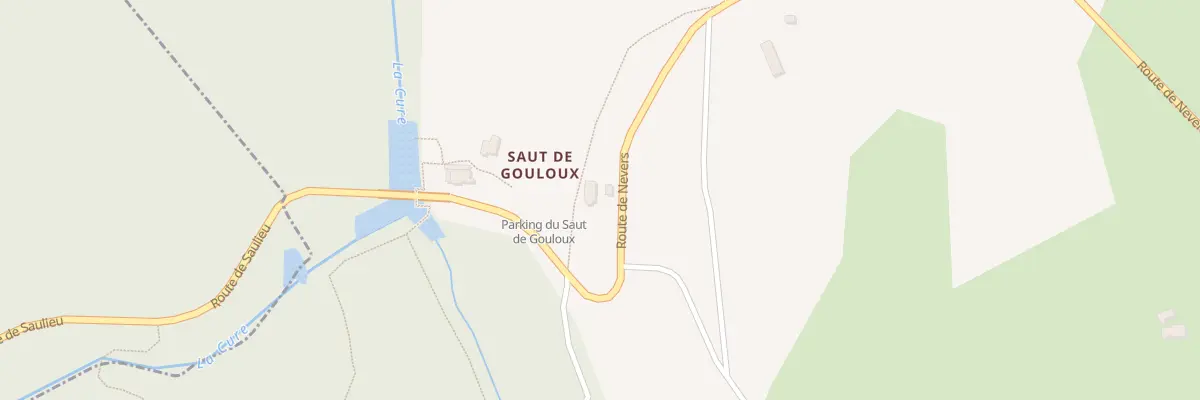 Plan du 29 Le Saut de Gouloux à Gouloux
