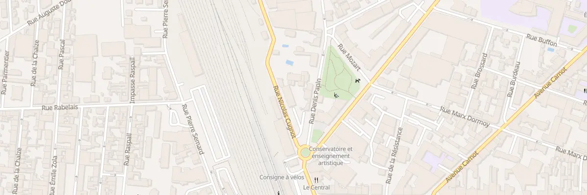 Plan du 6 Rue Nicolas Cugnot à Roanne