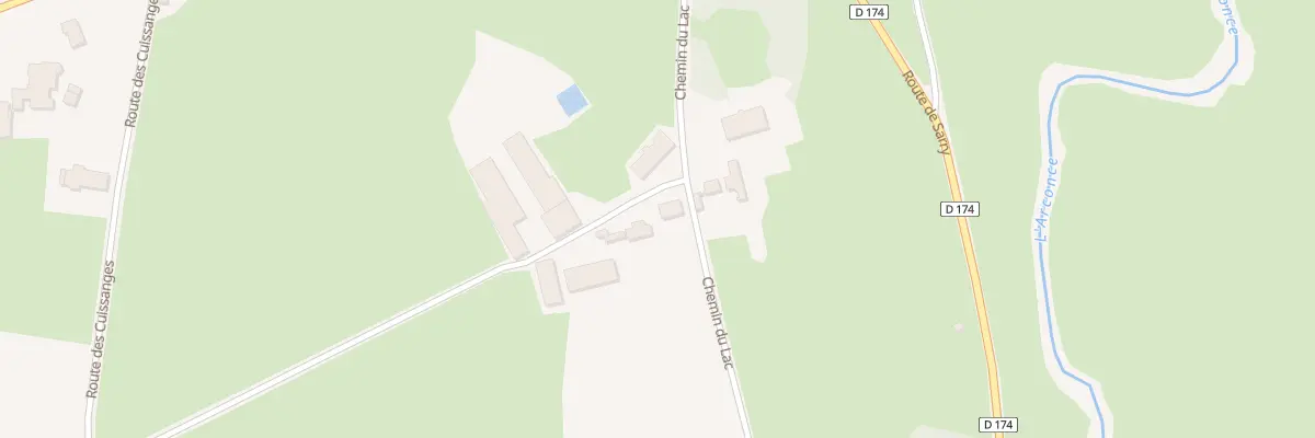 Plan du 5064 Le Lac à Anzy-le-Duc