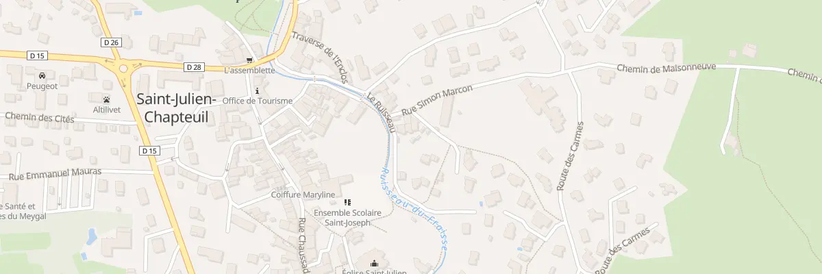 Plan du 31 Le Ruisseau à Saint-Julien-Chapteuil