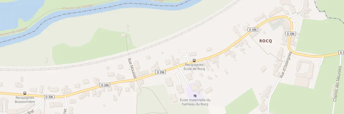 Plan du 65 Rue à Beugnies Ham de Rocq à Recquignies