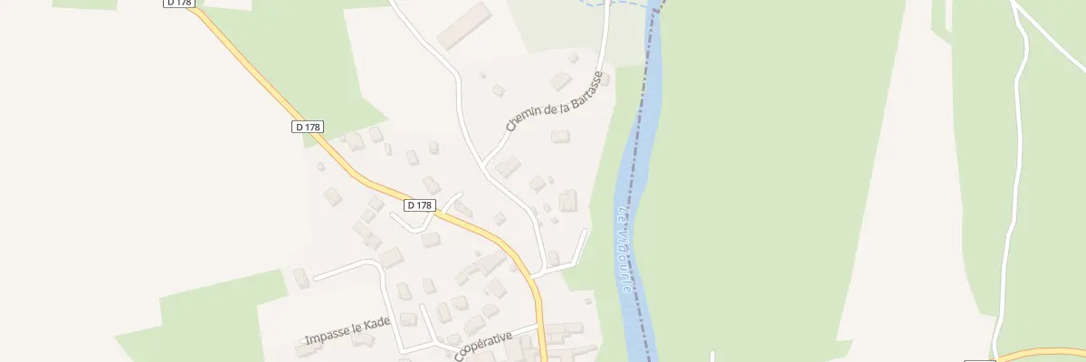 Plan du 90 Combe Passier à Lecques