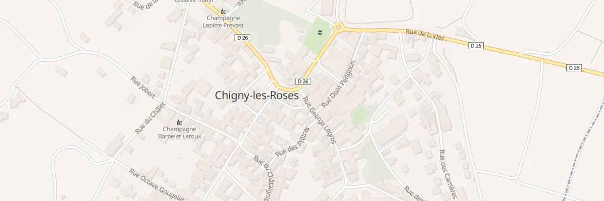 Plan du 2 Rue Georges Legros à Chigny-les-Roses