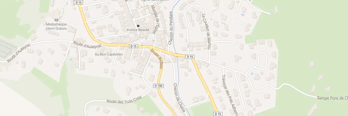 Plan du 9003 Rte de Valence à Saint-Julien-Chapteuil