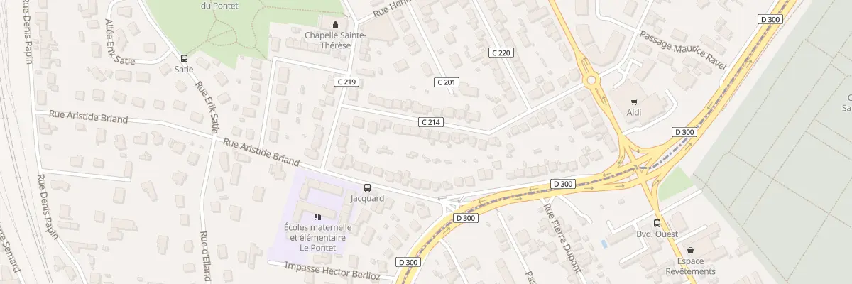 Plan du 195 Rue Pierre Curie à Riorges