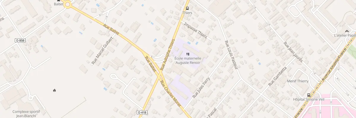 Plan du 107 Rue Thiers à Saint-André-les-Vergers