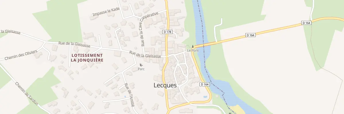Plan du 4 Rue de la Boulangerie à Lecques