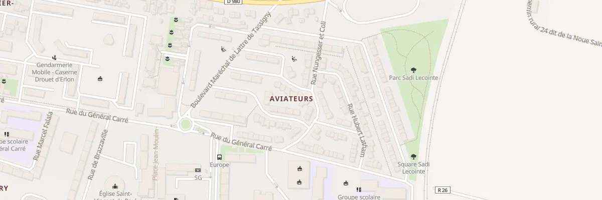 Plan du 12 Rue Nungesser et Coli à Reims