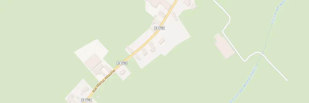 Plan du 44 Rue Marius Alliaume à Mondrepuis