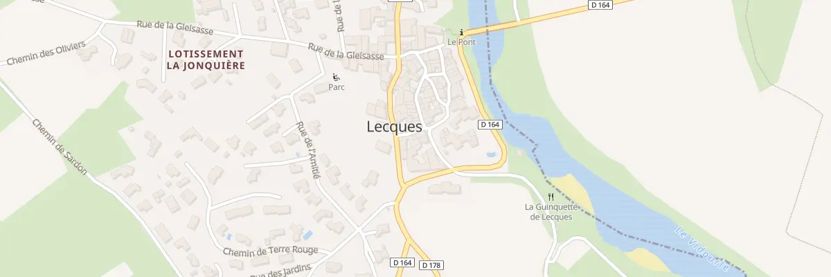 Plan du 14 Rue des Glycines à Lecques
