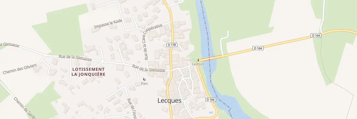 Plan du 11 Rue des Escaliers à Lecques