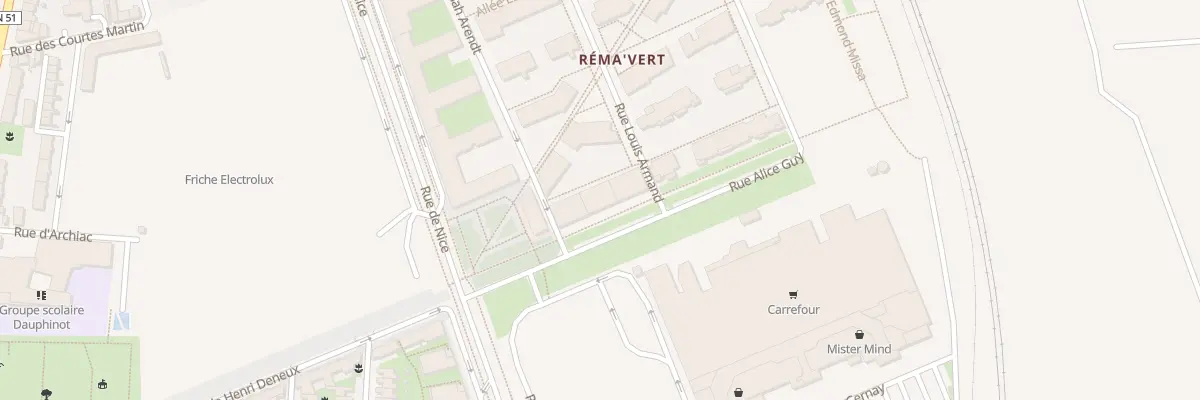 Plan du 5 All Elsa Triolet à Reims