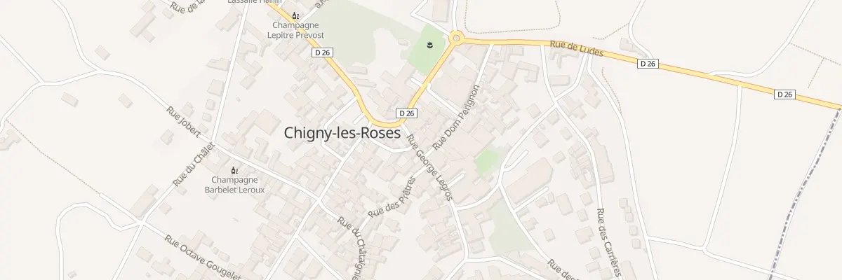Plan du 3 Rue Georges Legros à Chigny-les-Roses
