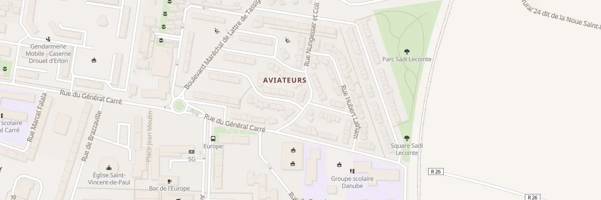 Plan du 18 Rue Nungesser et Coli à Reims
