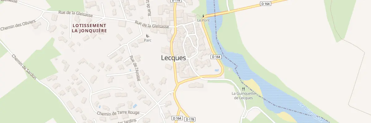 Plan du 20 Rue de la Montée de la Place à Lecques