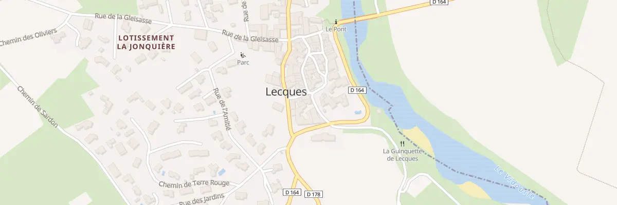 Plan du 30 Rue de la Montée de la Place à Lecques